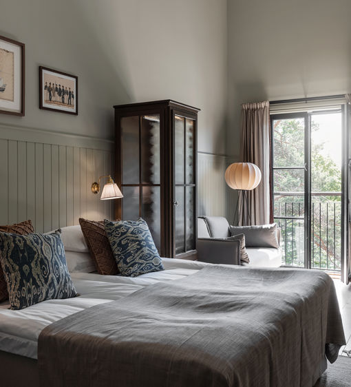 Rymligt hotellrum 