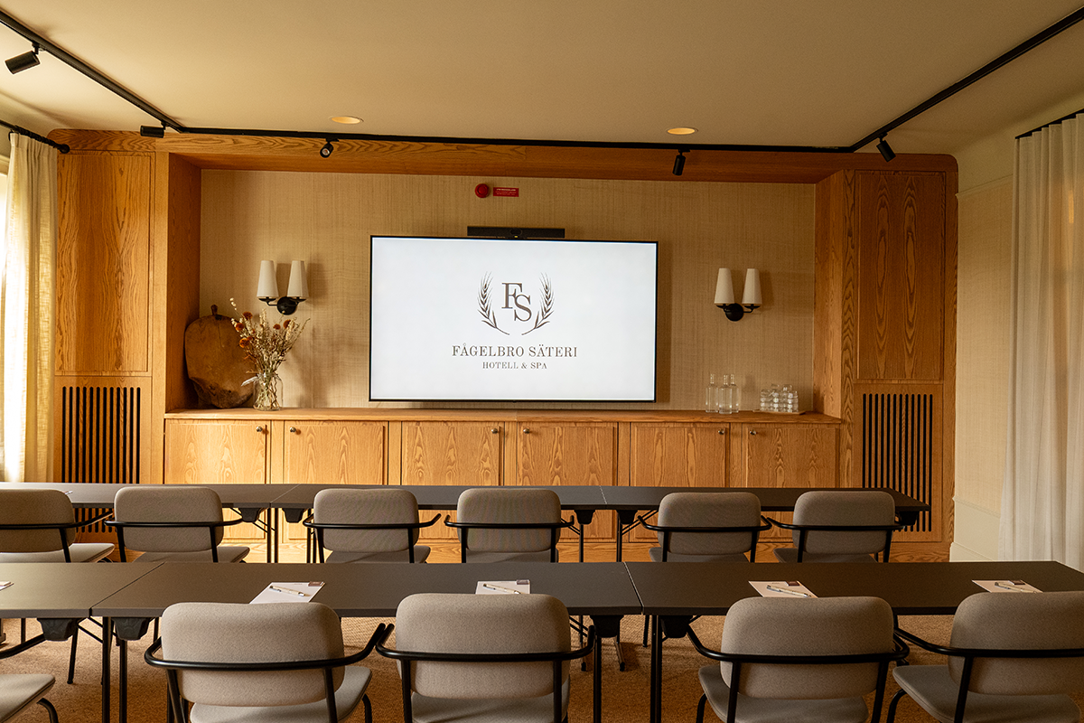 Vacker konferenslokal på Värmdö