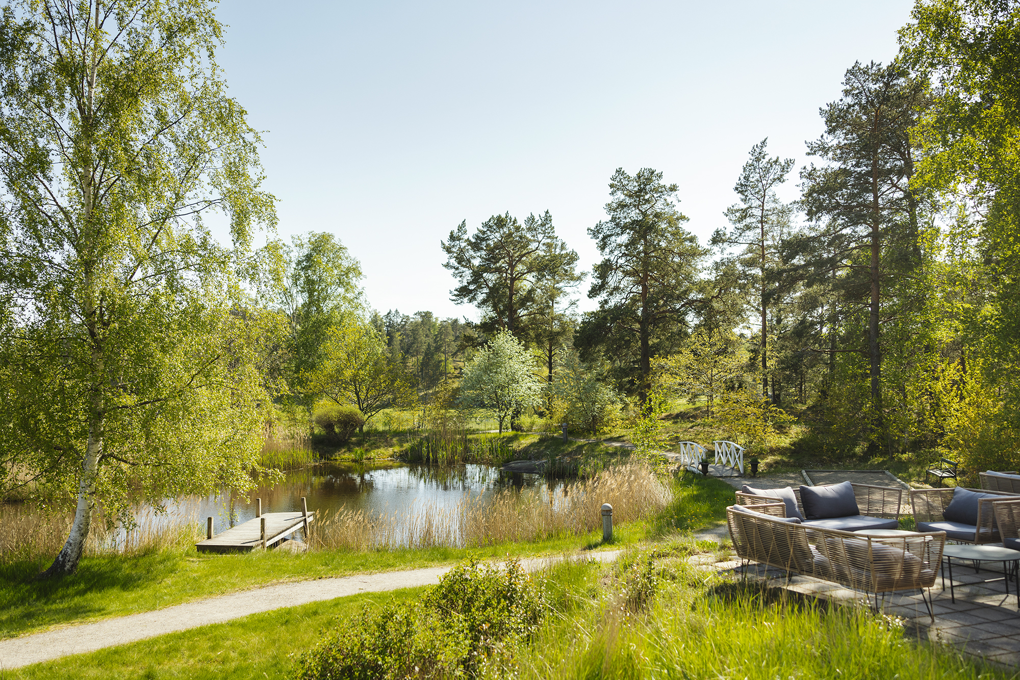 Vacker utomhusmiljö med natur 
