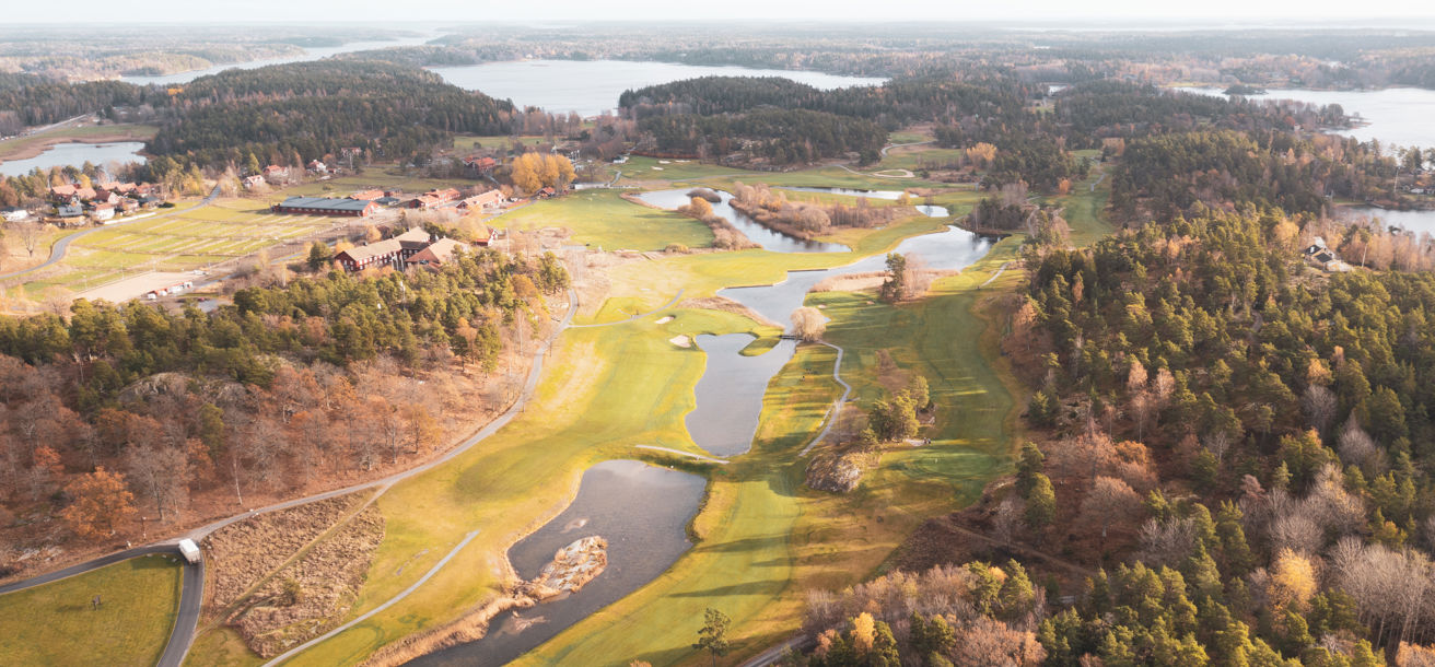 Grönskande omgivningar på Värmdö